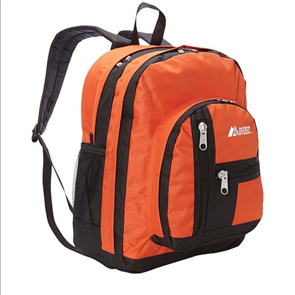 NWT EVEREST RUST ORANGE BACKPACK Personalized